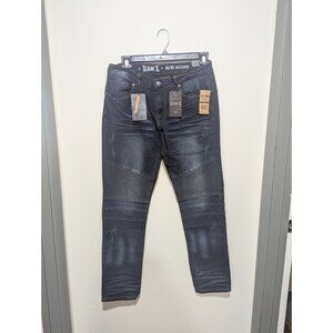 Raw X Vintage Inspired Jeans Men's Size 34x32 Skinny Fit Dark Wash Denim NWT
